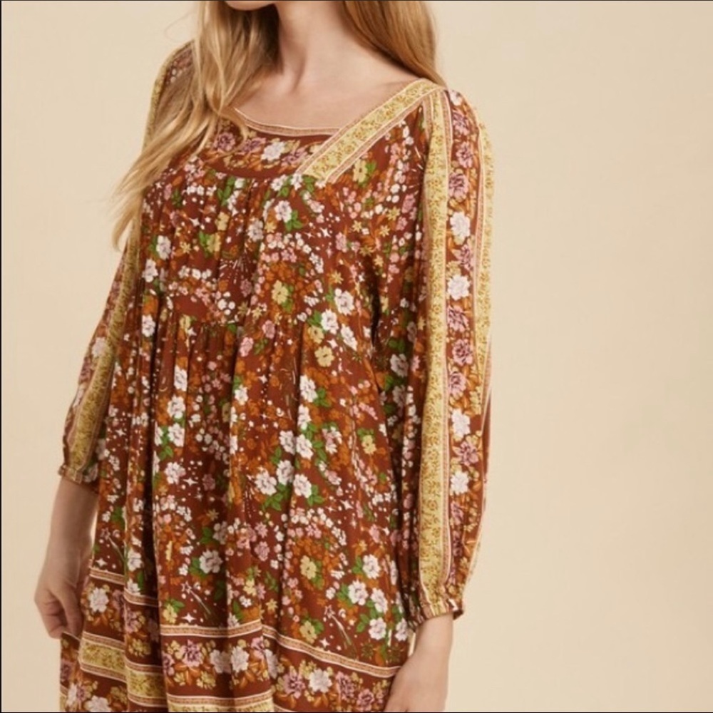 The MILLIE Smock Floral Dress - Picture 8 of 8
